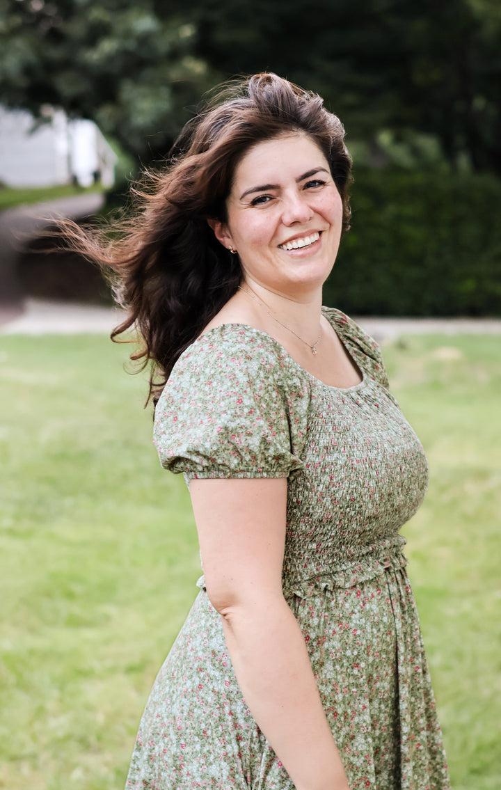 Green Pastures Cottage Nursing Dress