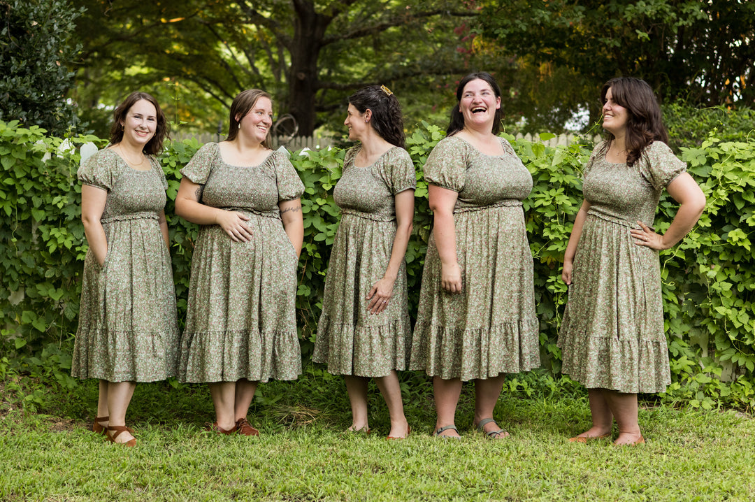 Green Pastures Cottage Nursing Dress
