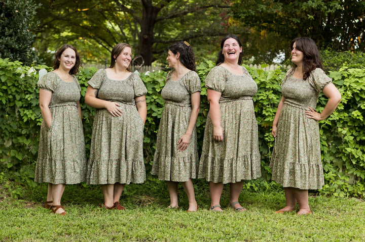 Green Pastures Cottage Nursing Dress