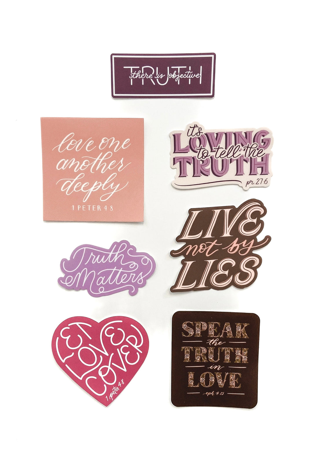 Truth + Love Sticker Pack