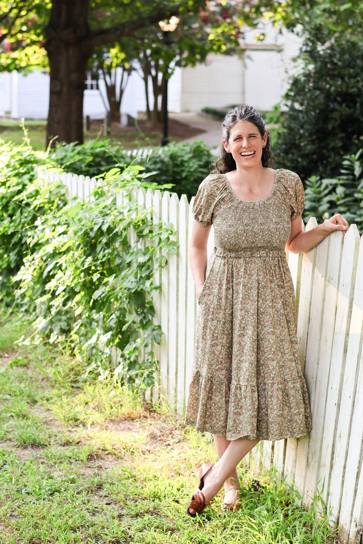 Green Pastures Cottage Nursing Dress