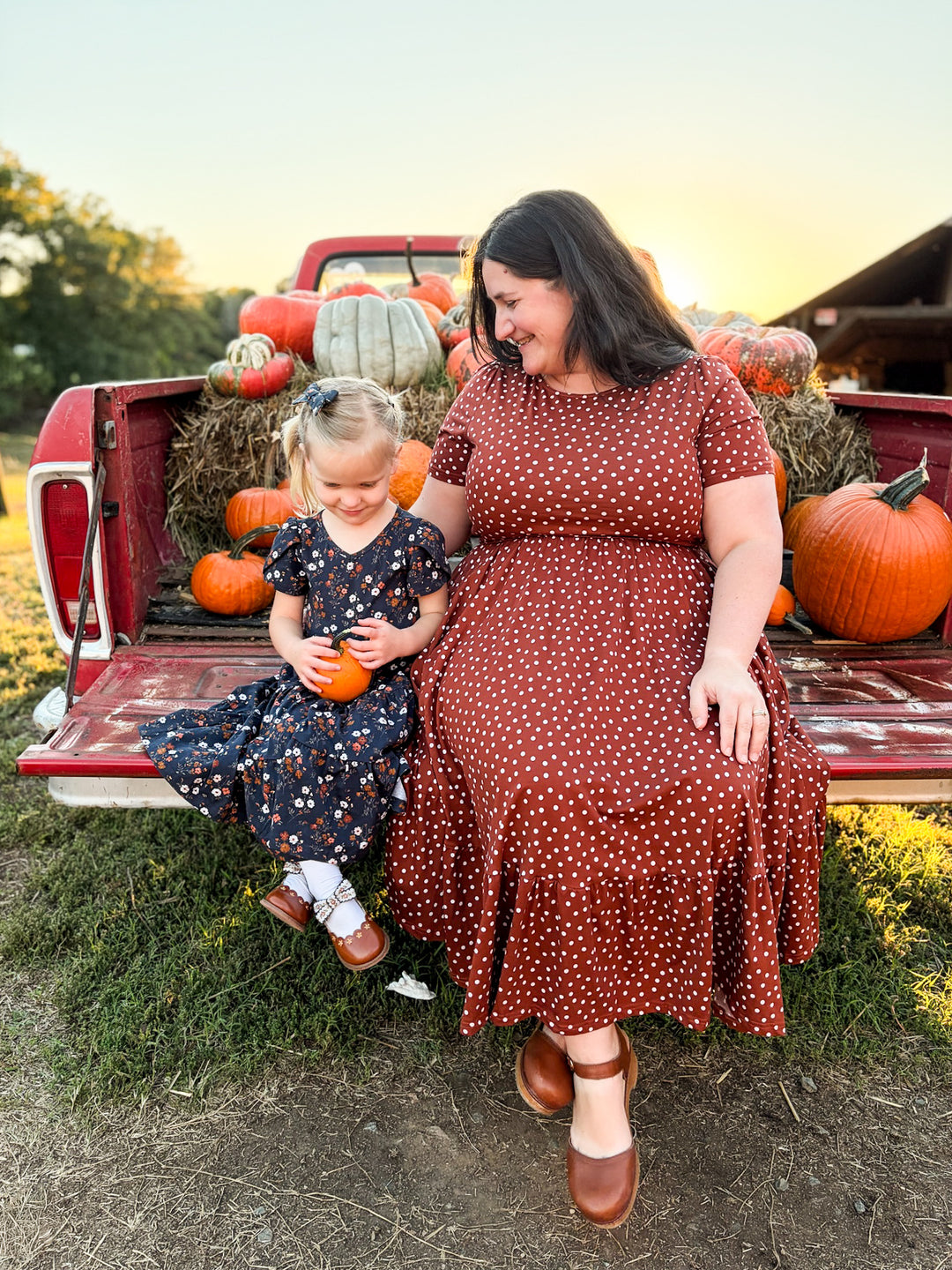 Midnight Meadow Mini Me Dress
