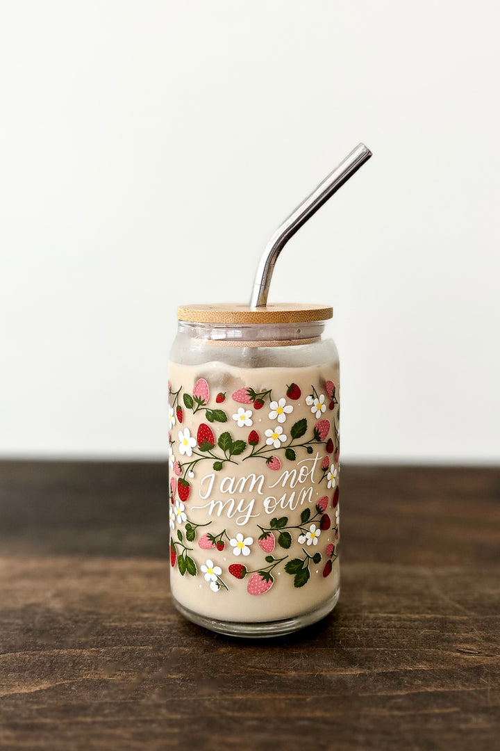 “I Am Not My Own” Glass Can