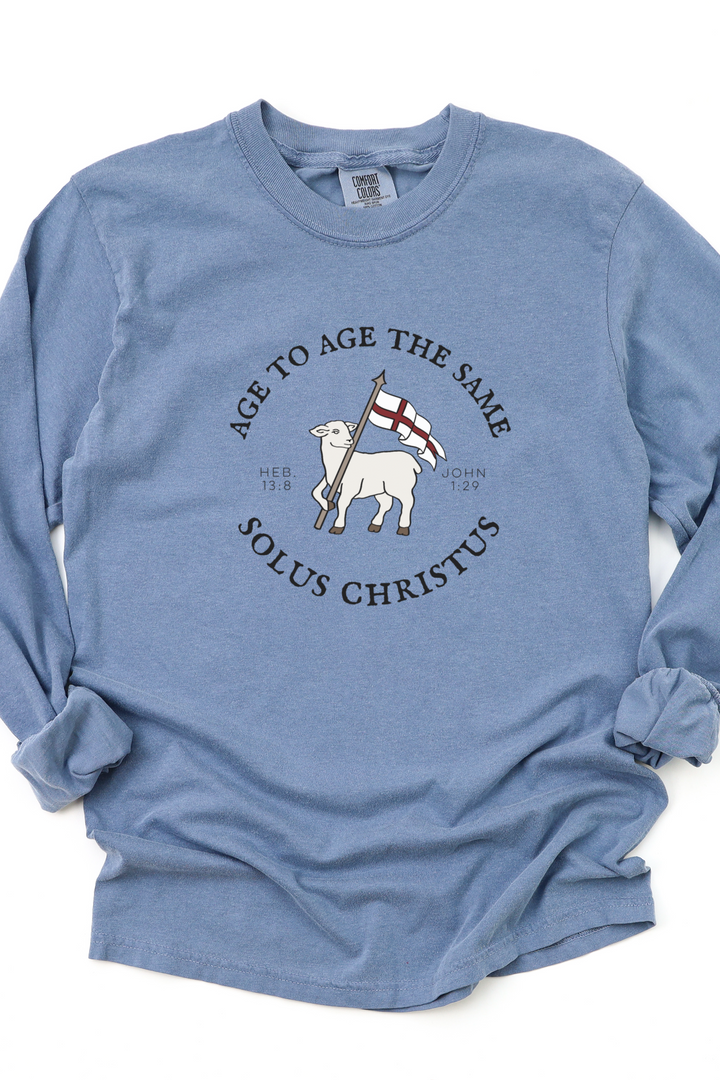 Agnus Dei Long Sleeve Tee-Print (Comfort Colors)