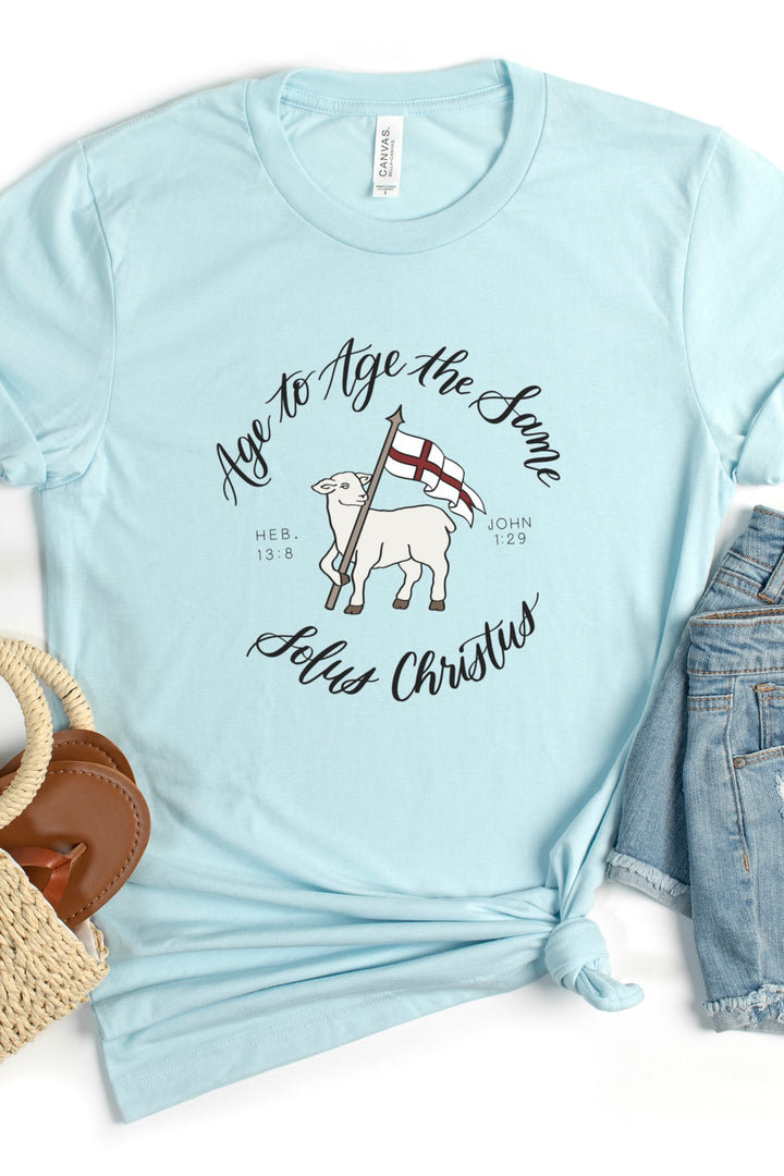 Agnus Dei Tee-Script (Bella Canvas)