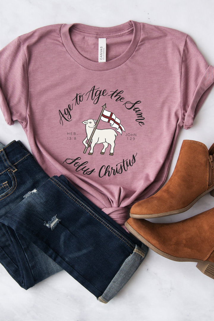 Agnus Dei Tee-Script (Bella Canvas)