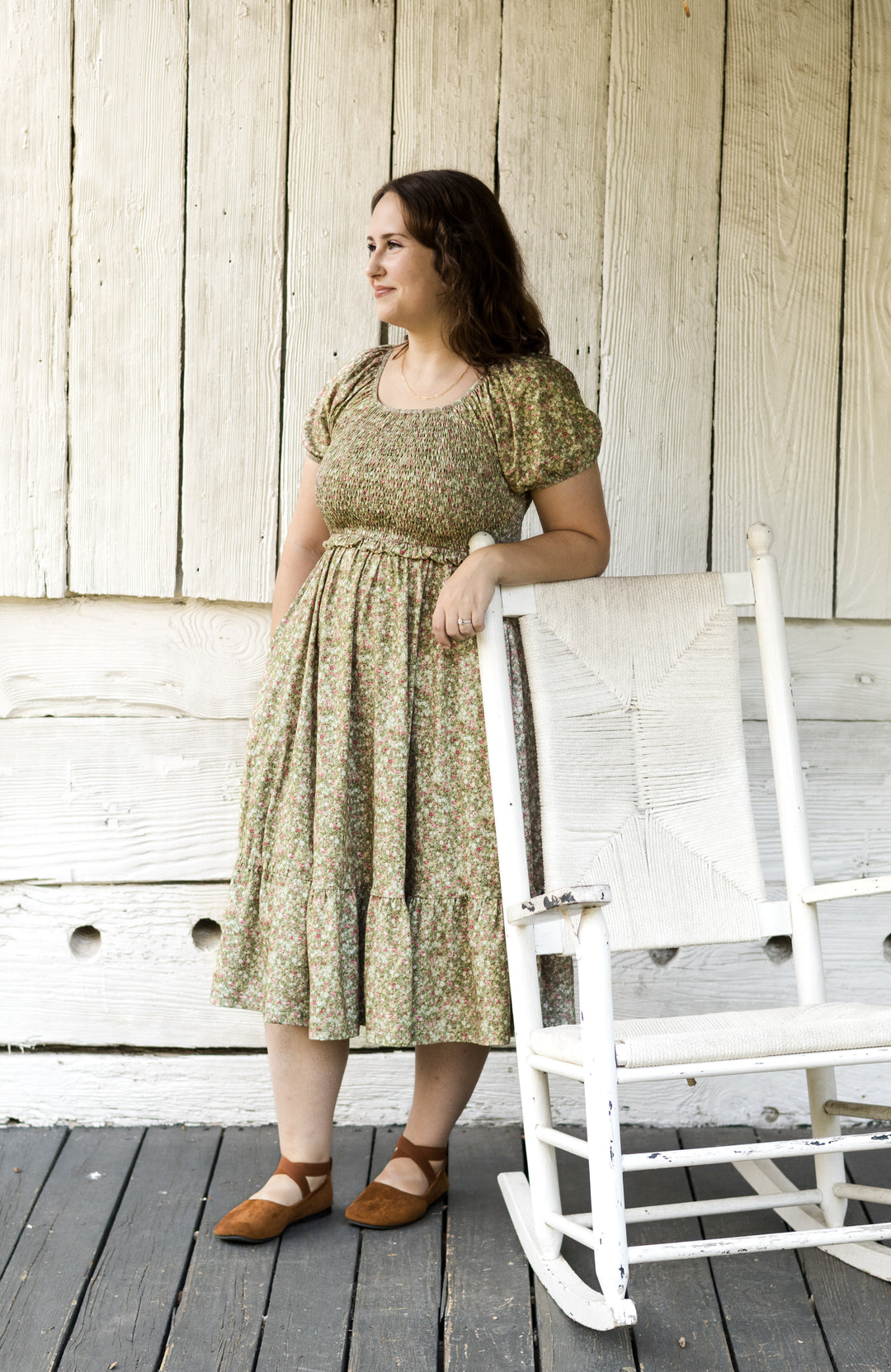 Green Pastures Cottage Nursing Dress