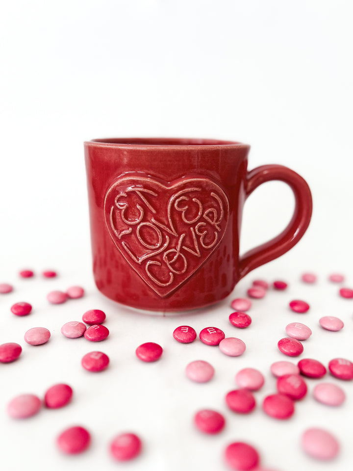 “Let Love Cover” Hand-thrown Ceramic Mug