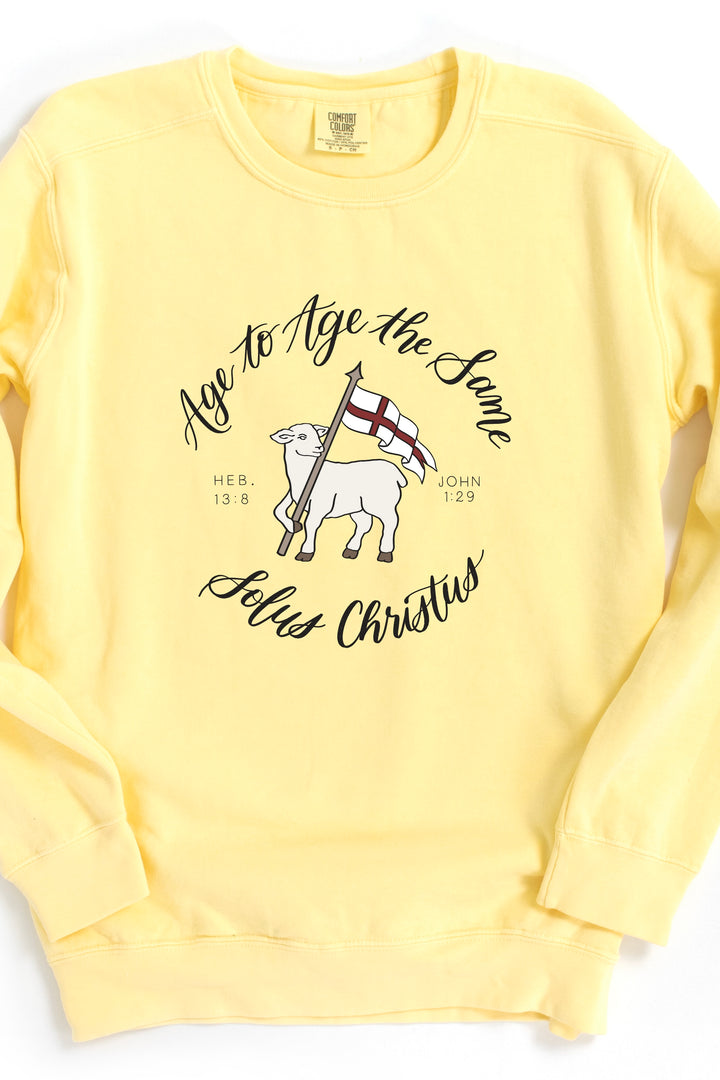 Agnus Dei Crewneck Sweatshirt-Script