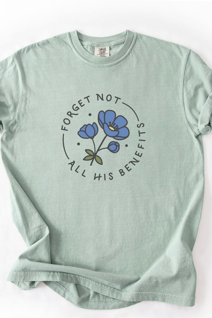 Psalm 103:2 Comfort Colors Tee