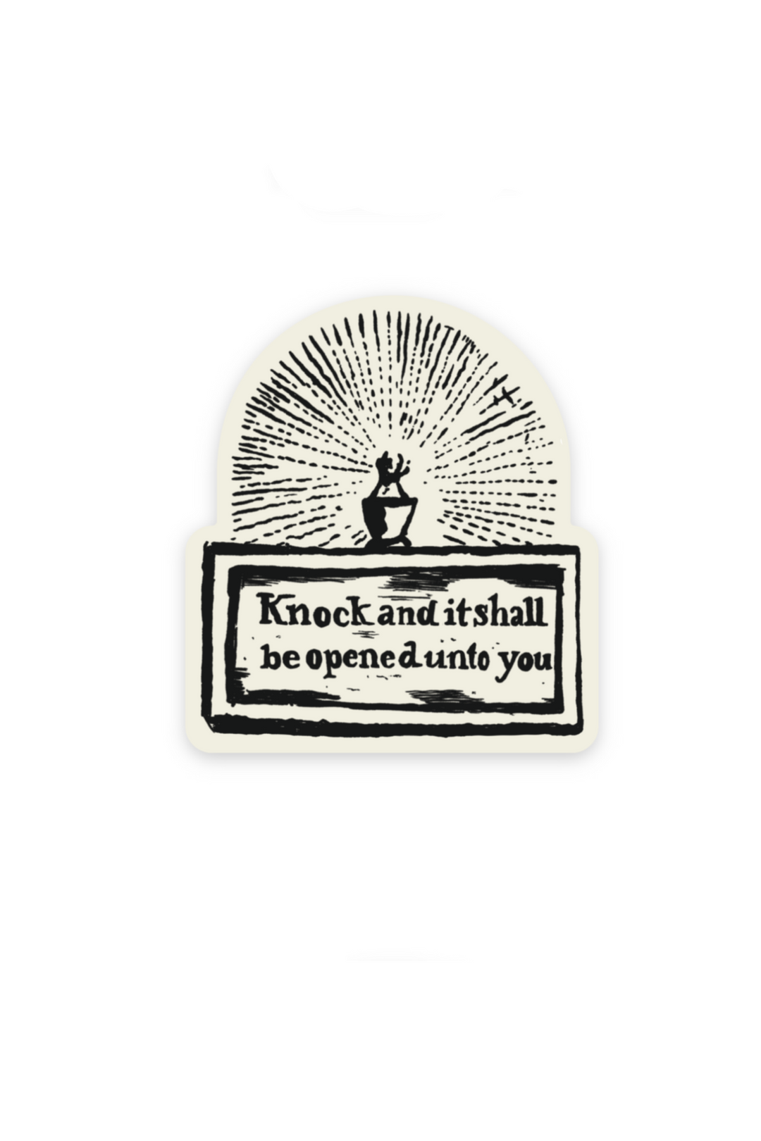 Wicket Gate Pilgrim’s Progress Sticker