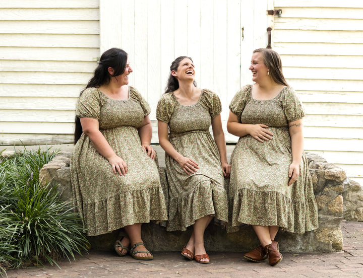Green Pastures Cottage Nursing Dress