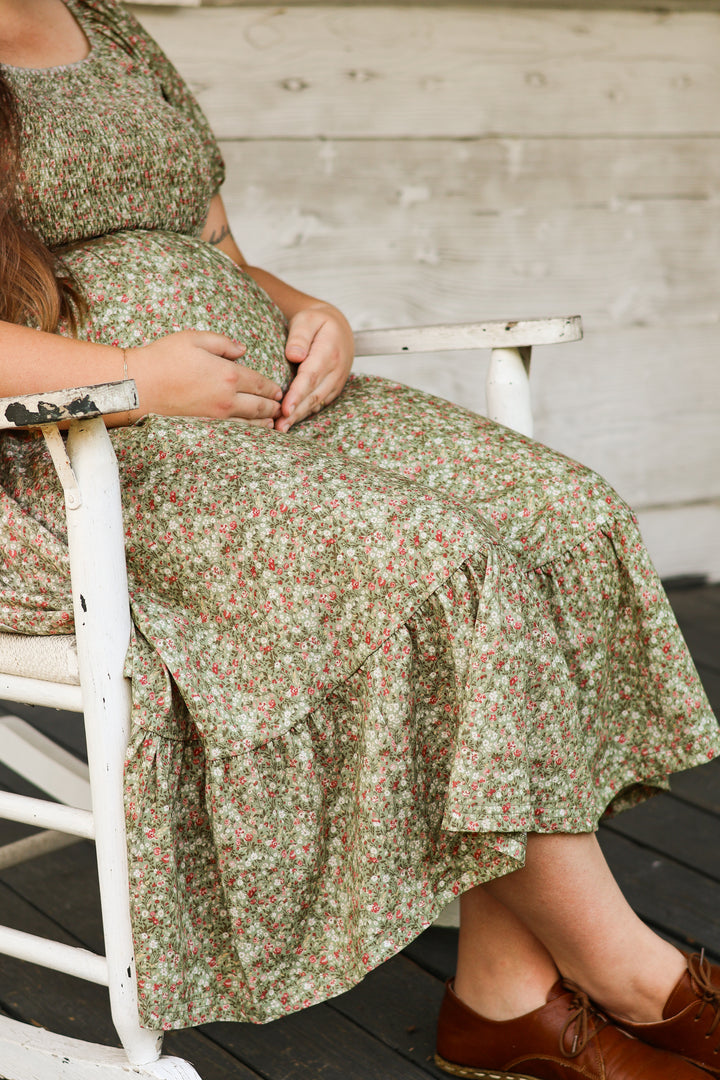 Green Pastures Cottage Nursing Dress