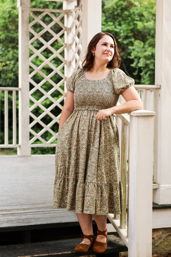 Green Pastures Cottage Nursing Dress