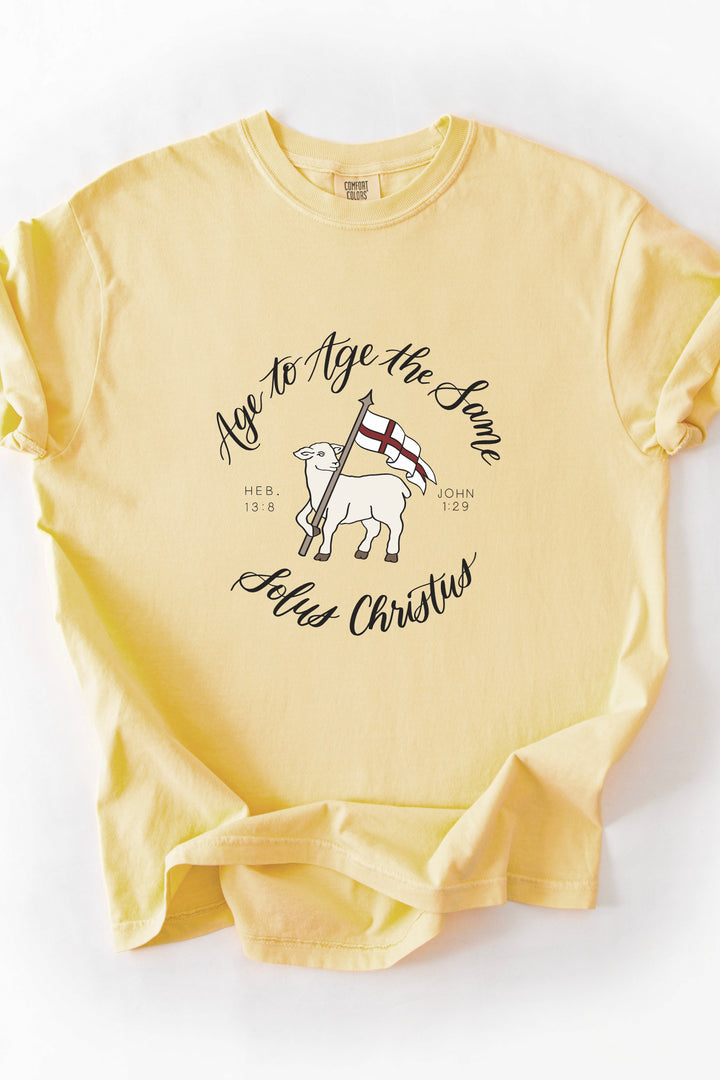 Agnus Dei Short Sleeve Tee-Print (Comfort Colors)