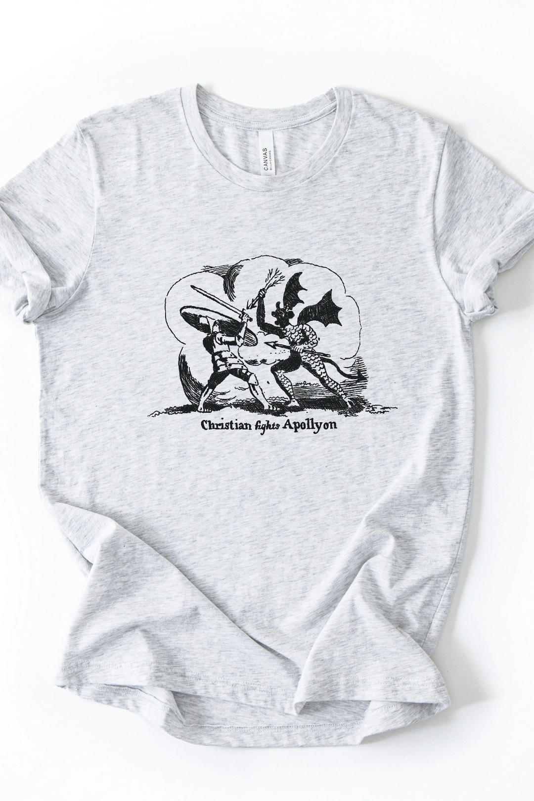Christian Fights Apollyon Short Sleeve Tee (Bella Canvas)
