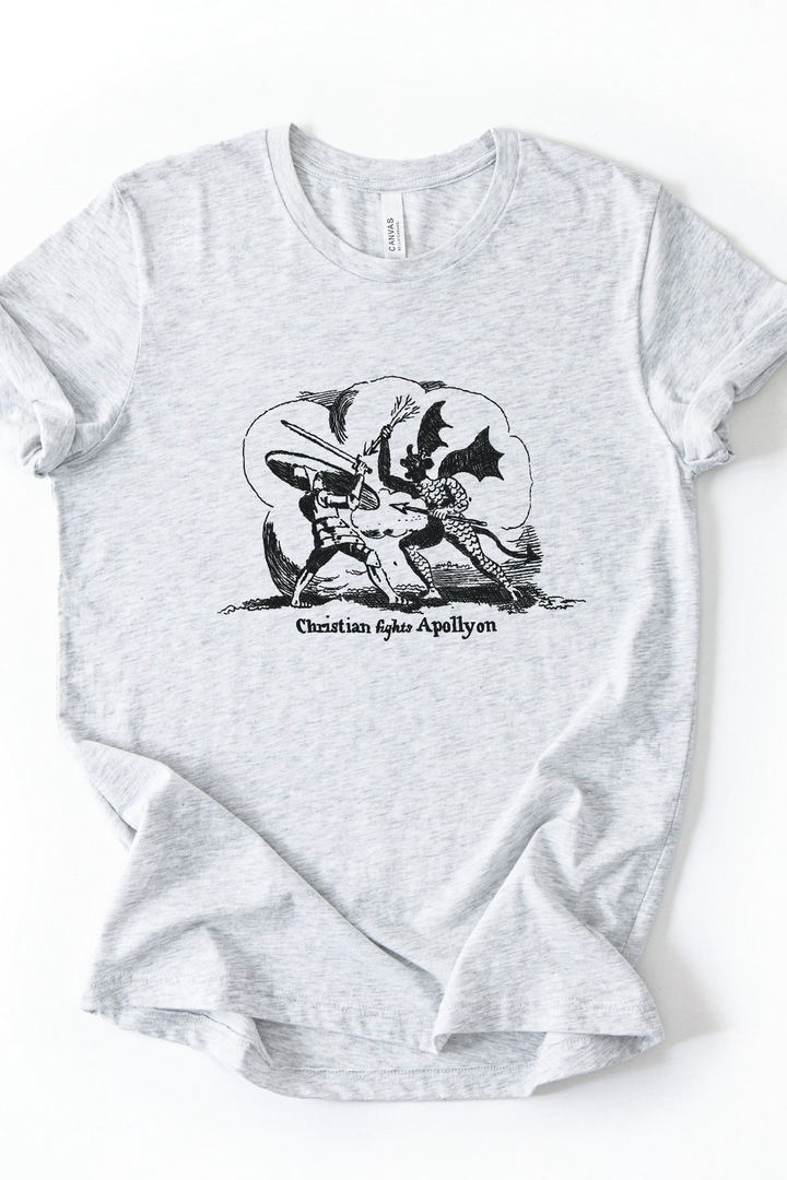 Christian Fights Apollyon Short Sleeve Tee (Bella Canvas)