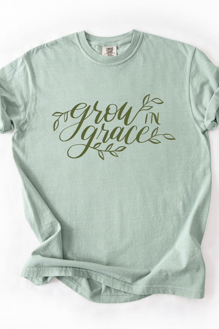 “Grow in Grace” Comfort Colors Tee