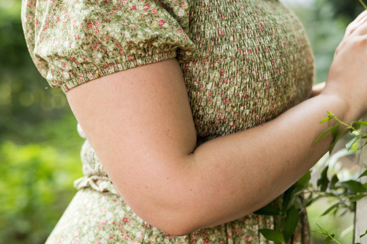 Green Pastures Cottage Nursing Dress