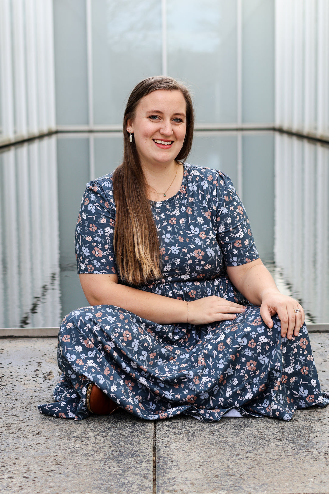 Threefold Meadow Mist Dress