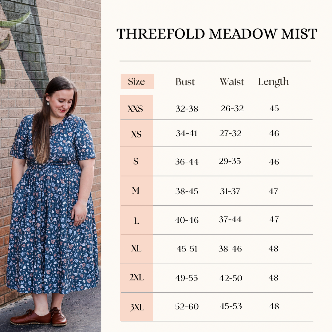 Threefold Meadow Mist Dress