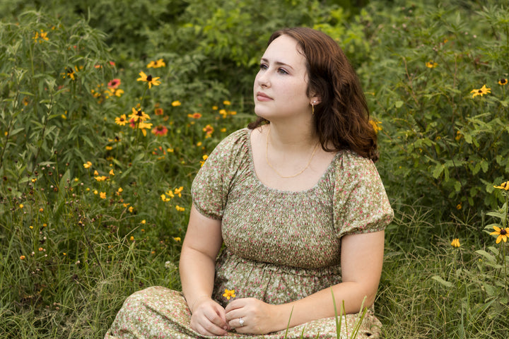Green Pastures Cottage Nursing Dress