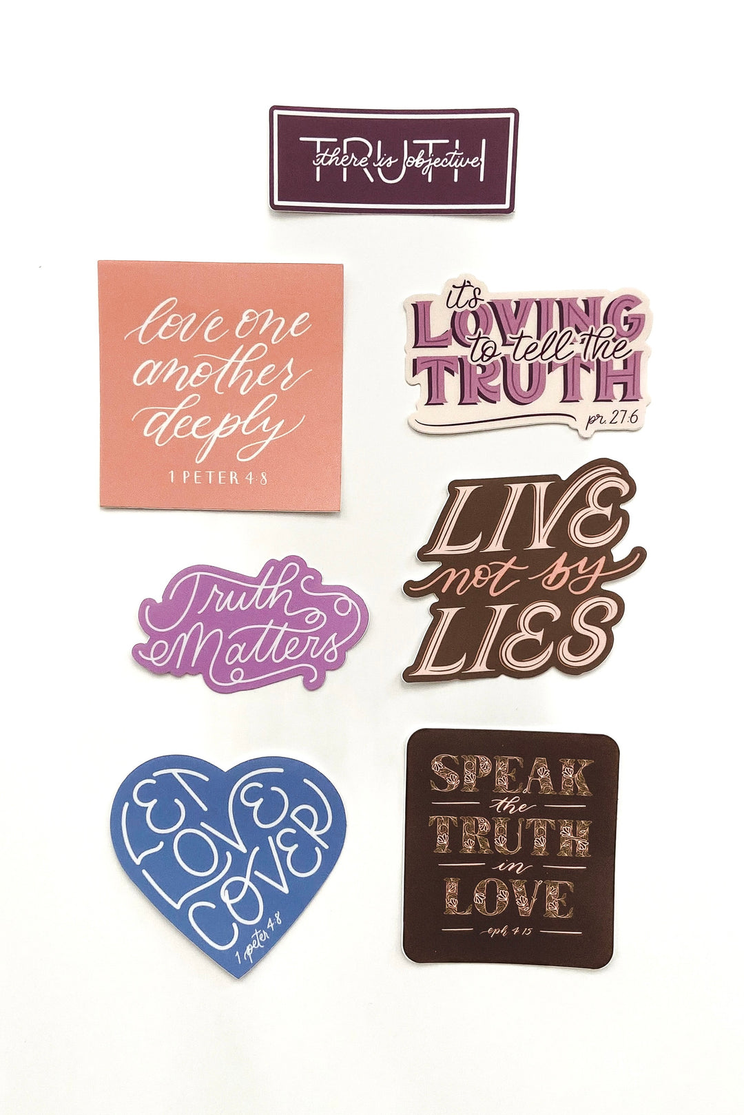 Truth + Love Sticker Pack