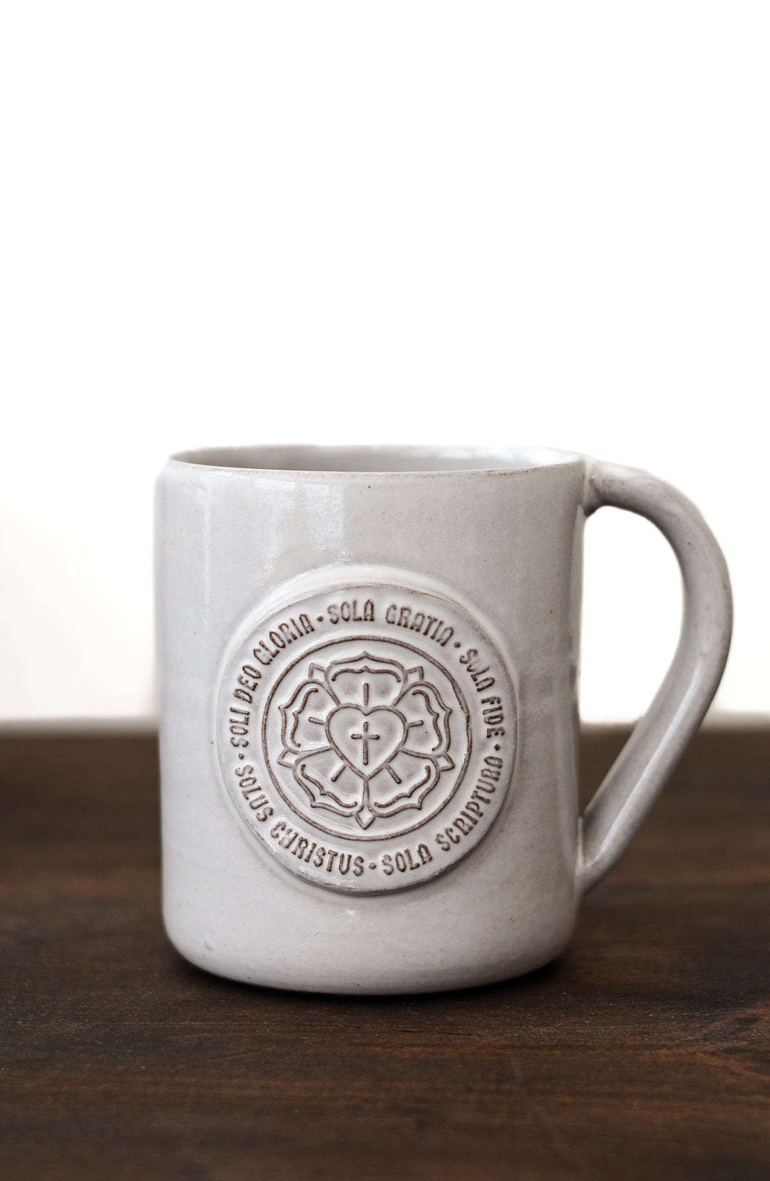 5 Solas/Luther’s Rose Hand Thrown Mug