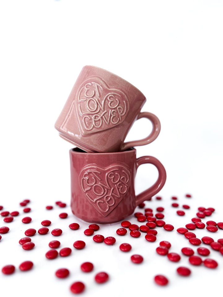 “Let Love Cover” Hand-thrown Ceramic Mug