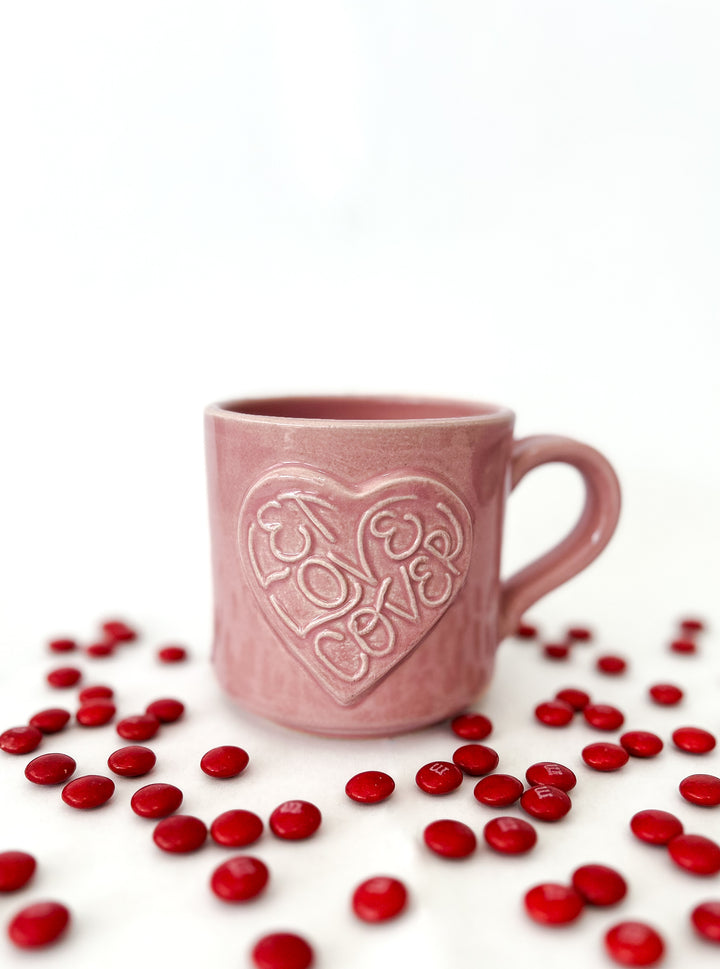 “Let Love Cover” Hand-thrown Ceramic Mug