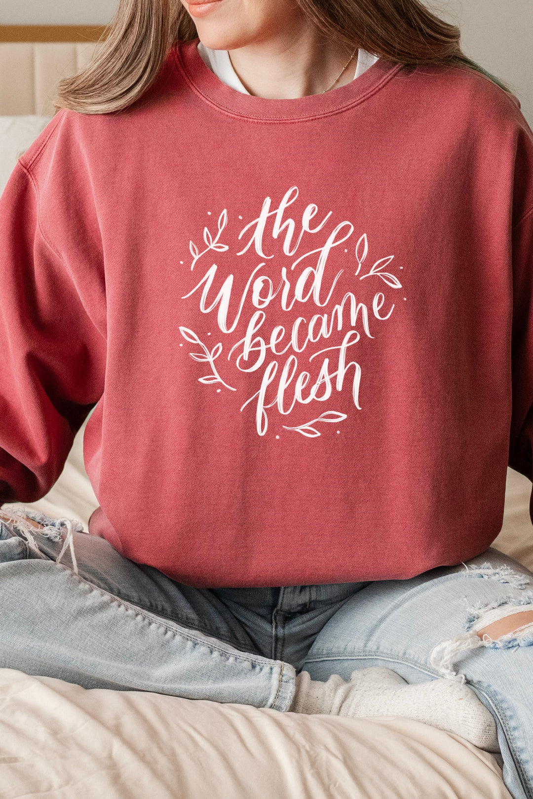 "The Word Became Flesh" Crewneck Pullover