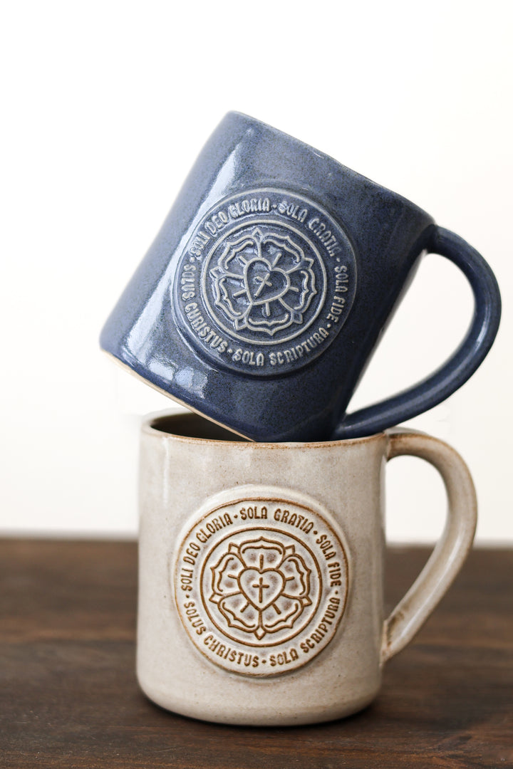 5 Solas/Luther’s Rose Hand Thrown Mug