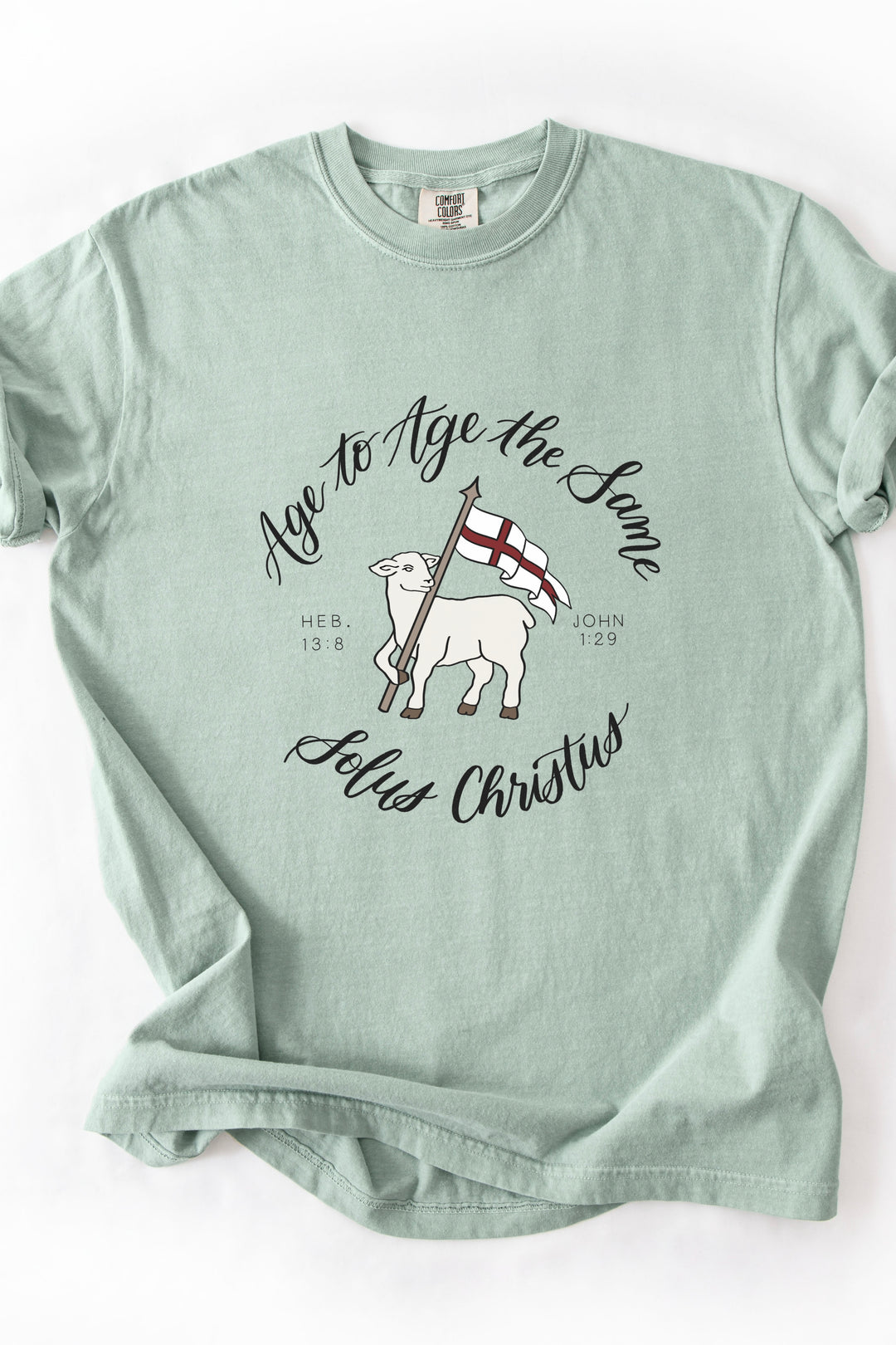 Agnus Dei Tee-Script (Comfort Colors)