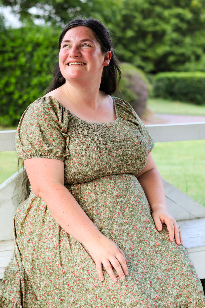 Green Pastures Cottage Nursing Dress