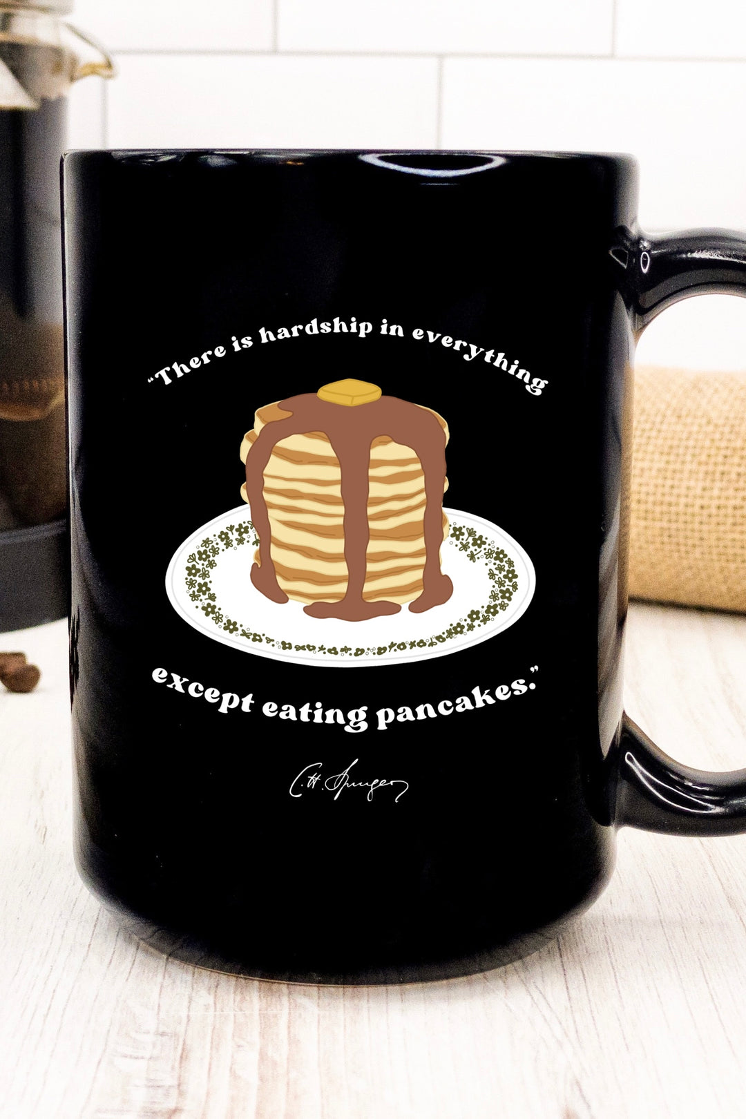 Spurgeon and His Pancakes 15oz Ceramic Mug