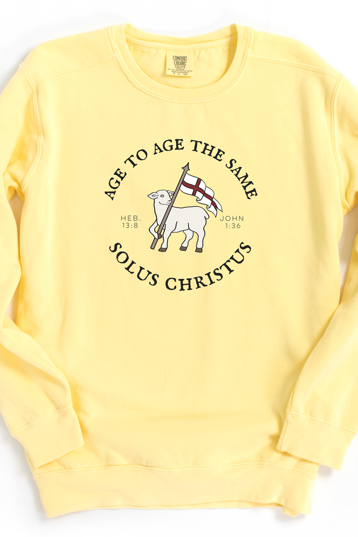 Agnus Dei Print Crewneck