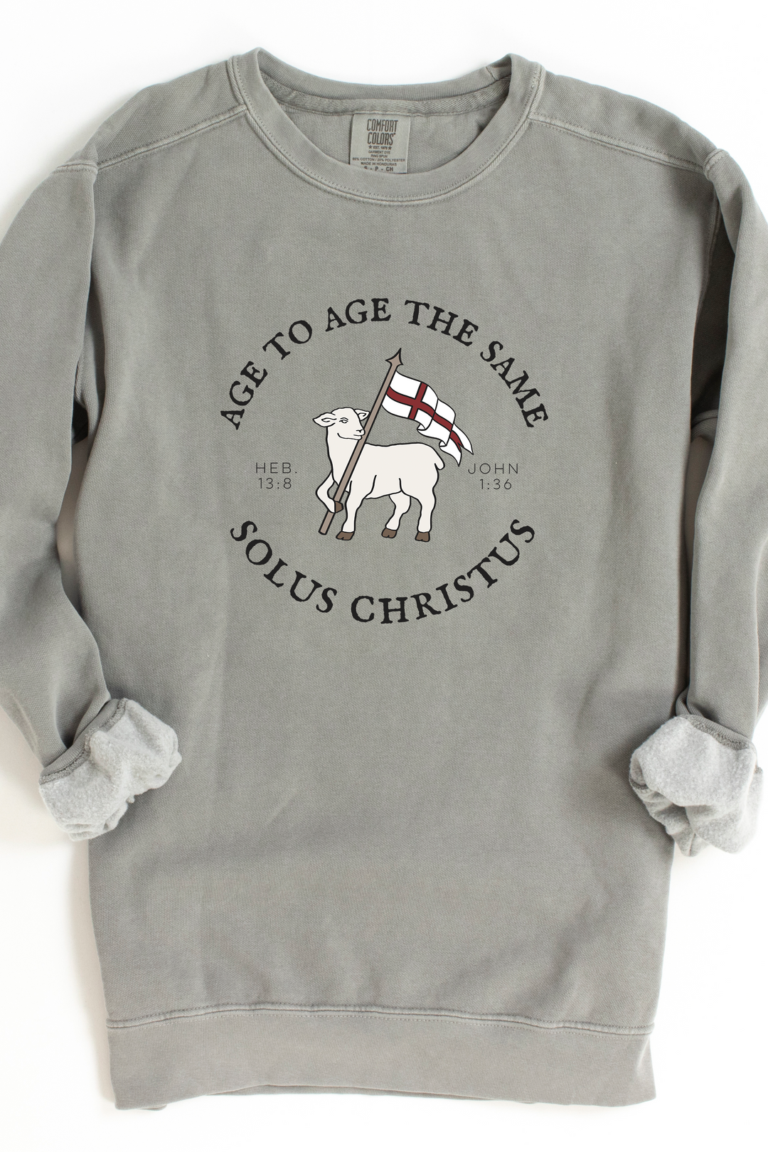 Agnus Dei Print Crewneck