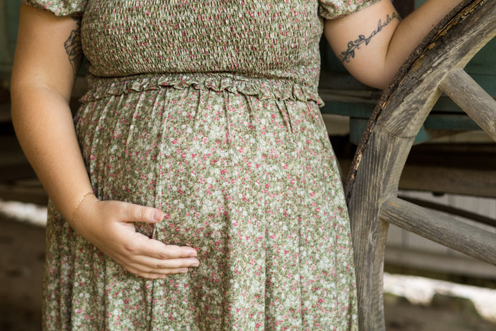 Green Pastures Cottage Nursing Dress