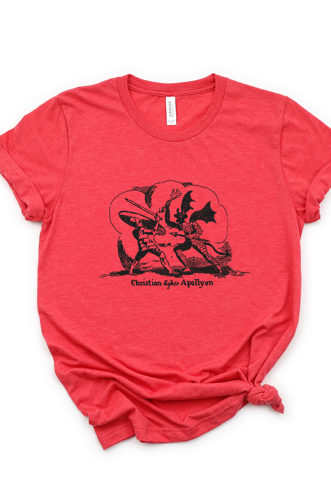 Christian Fights Apollyon Short Sleeve Tee (Bella Canvas)