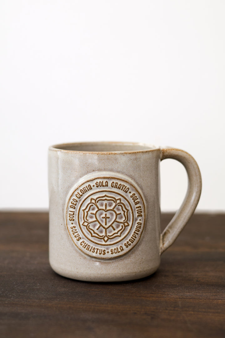 5 Solas/Luther’s Rose Hand Thrown Mug