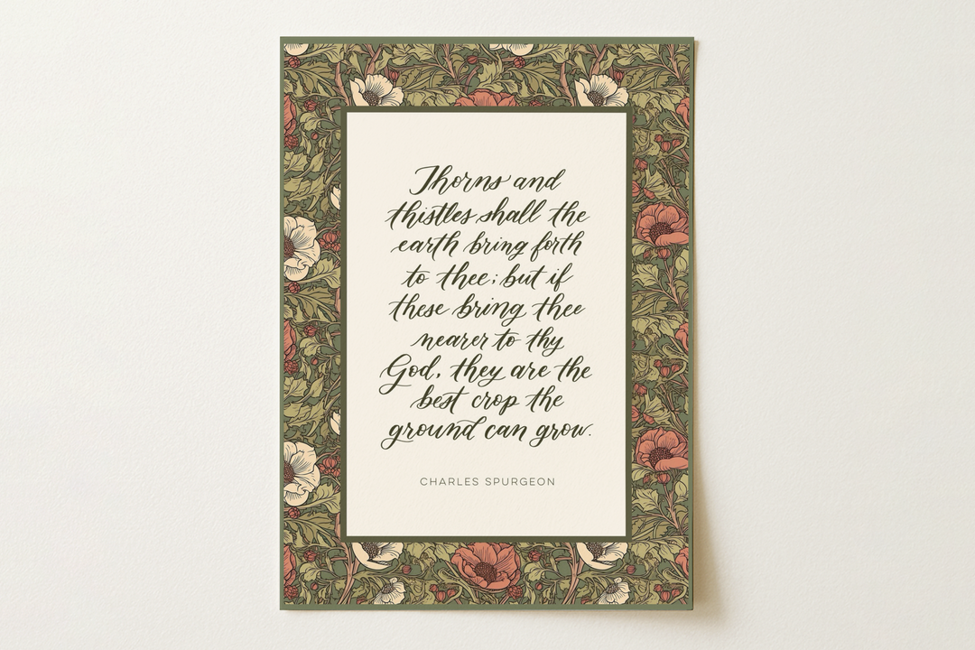 Brambles and Blooms 5x7 Mini Print