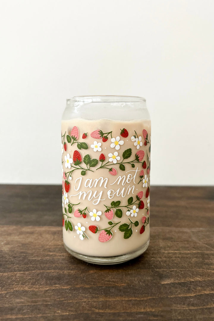 “I Am Not My Own” Glass Can