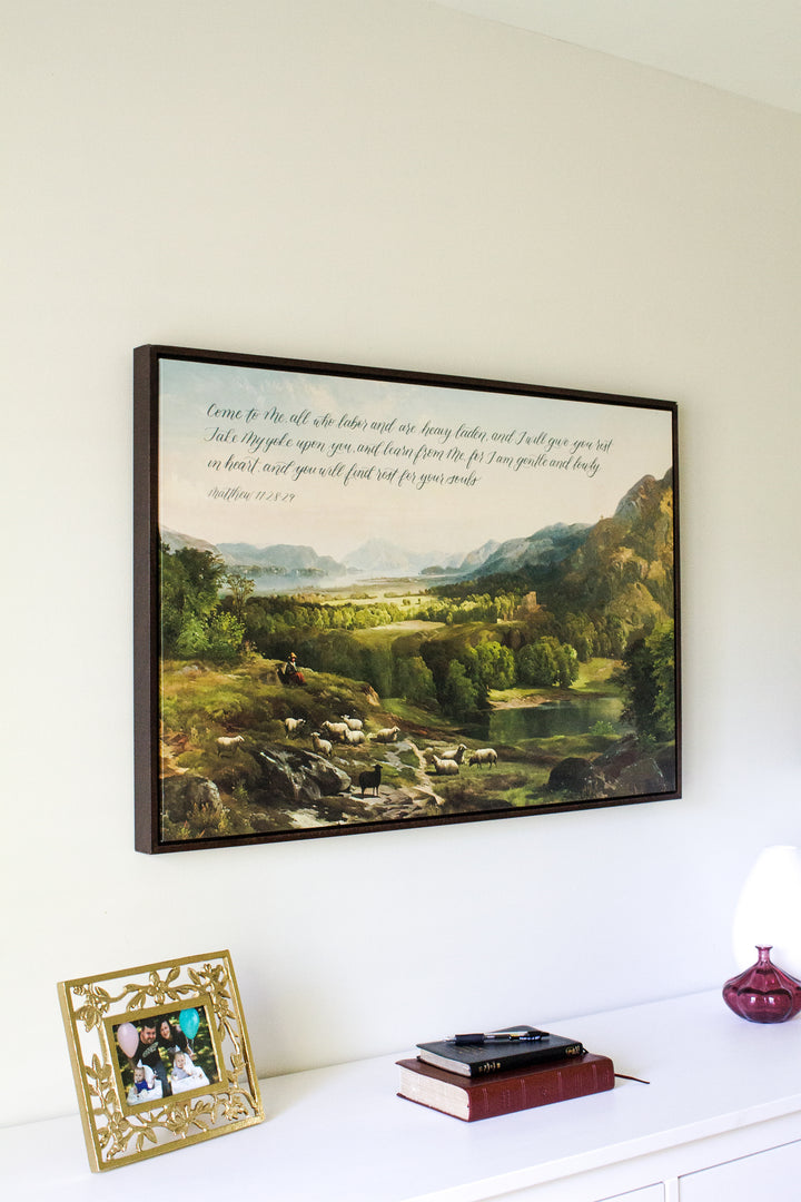 “Minding the Flock” Scripture Print