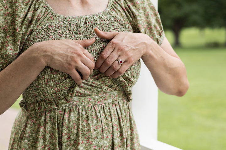 Green Pastures Cottage Nursing Dress