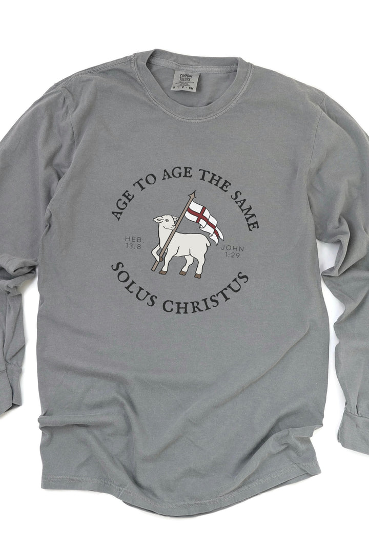 Agnus Dei Long Sleeve Tee-Print (Comfort Colors)