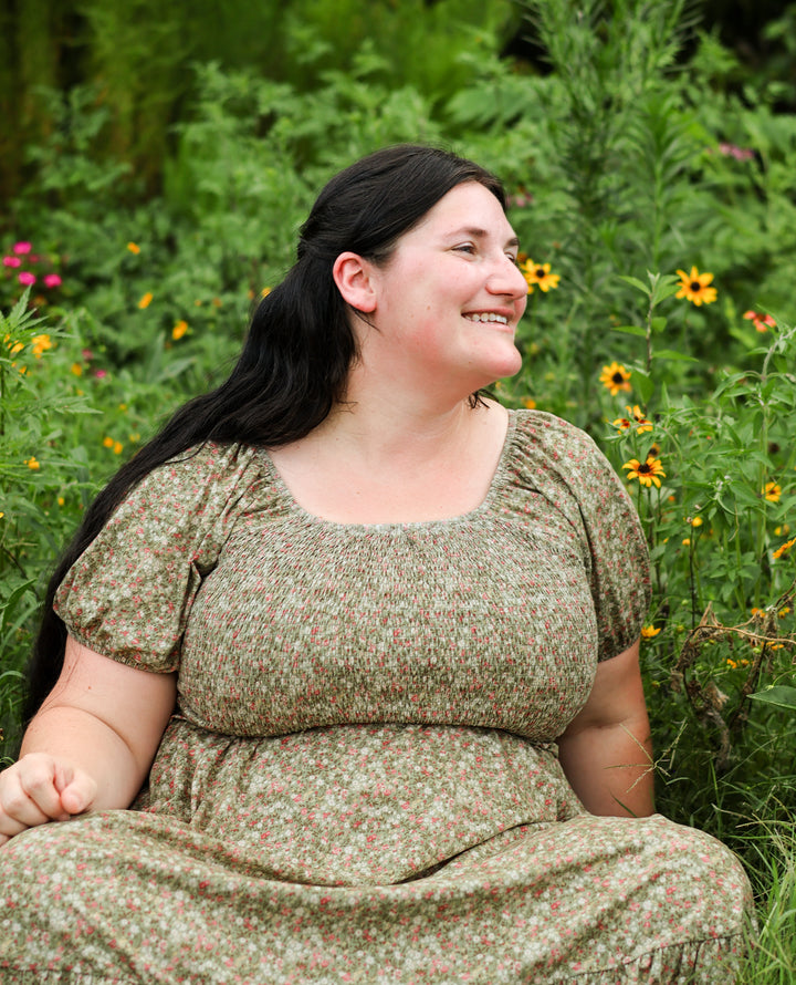 Green Pastures Cottage Nursing Dress