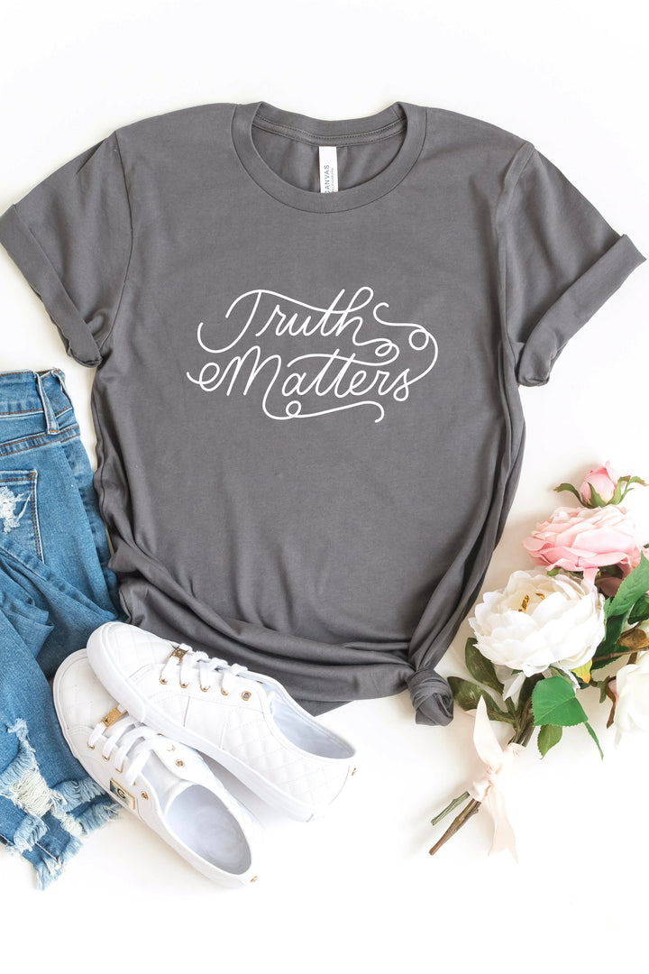 "Truth Matters" Script Tee