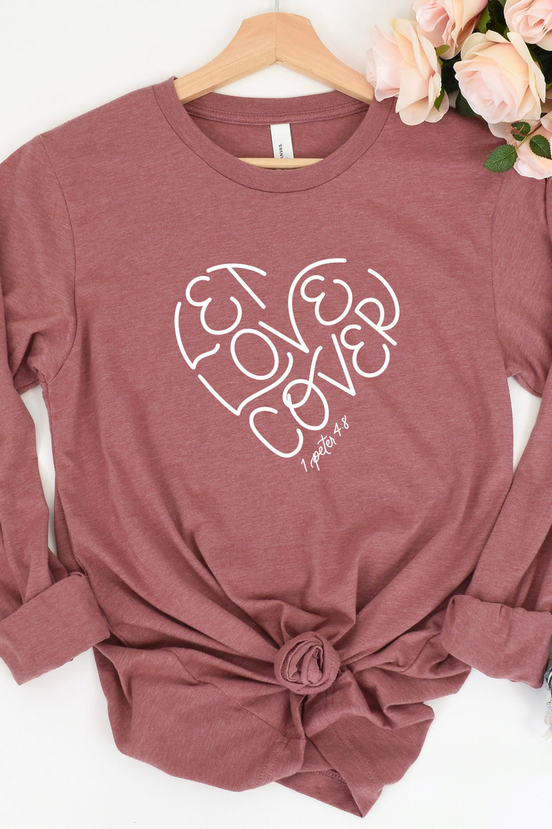 "Let Love Cover" Long Sleeve Tee