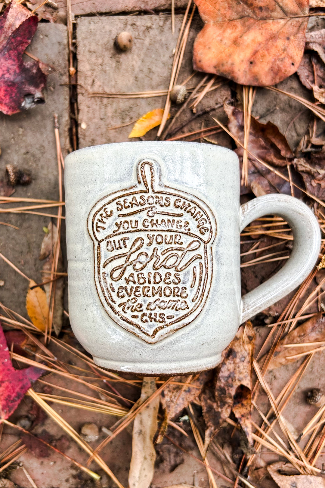 “Your Lord Abides Evermore” Handmade Ceramic Mug