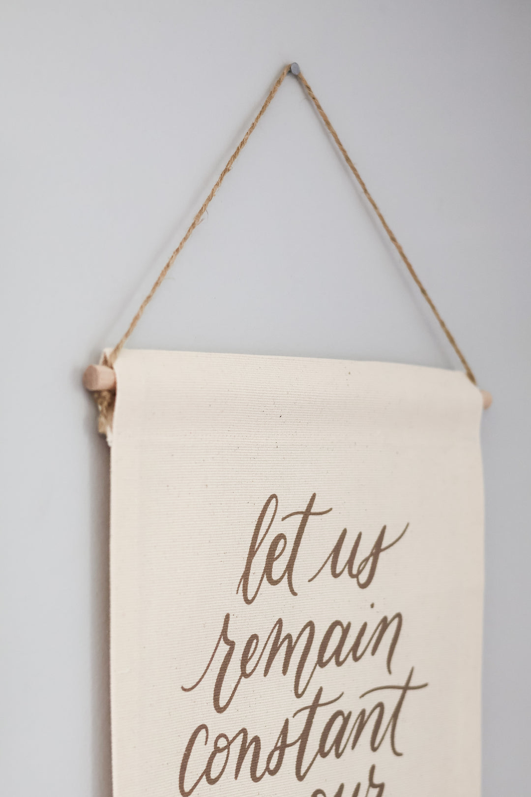 “Remain Constant” Canvas Banner